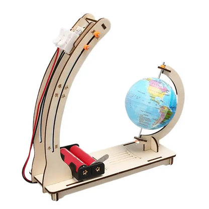 Kits de modèles scientifiques, modèle Satellite, modèle de fusée, jouet d'assemblage, ensemble de fabrication de modèles Satellite en bois pour fille et garçon