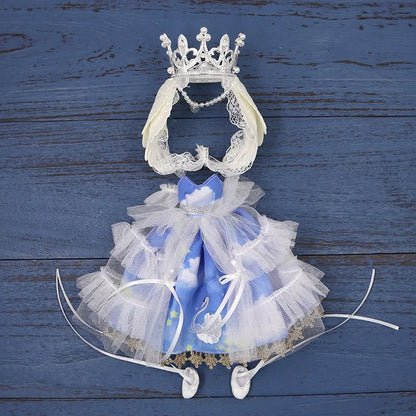 Vêtements kimono de poupée Blyth faits à la main, vêtements de poupée Blyth OB22 24, oreilles de lapin, robe de princesse pour Ymy Licca Azones Ob24 Ob27 Fr