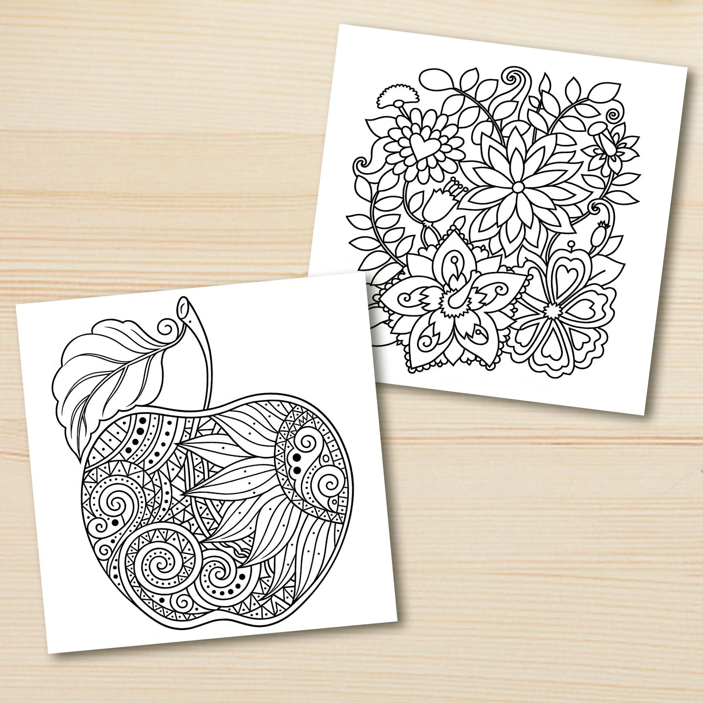 COLORING PAR PATTERN pour adultes Livre de dessin intéressant Cadeau parfait pour la fête et l'anniversaire (Livre de coloriage sans stress)