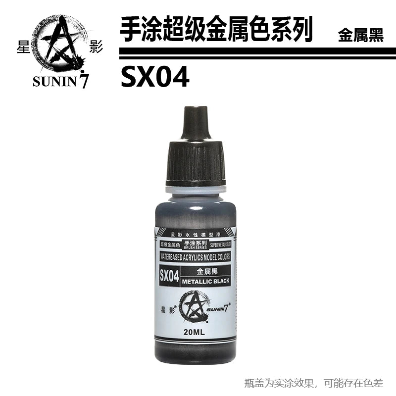 Pigment de peinture de document métallique, affaires militaires, jouets en argile faits à la main, modèle de revêtement à la main, coloration stylo SX01-SX024 revêtement Staline