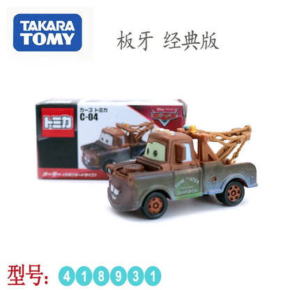 Tomy Tomica-Modèle de véhicule édition spéciale pour garçons, jouets moulés sous pression, voiture Tokyo, McQueen, Mater, Finn, McMissile, cadeau de collection, 1/64