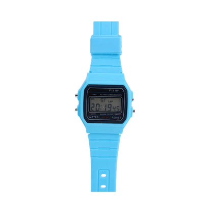 Montre numérique LED pour hommes, montre-bracelet Vintage en Silicone, horloge électronique