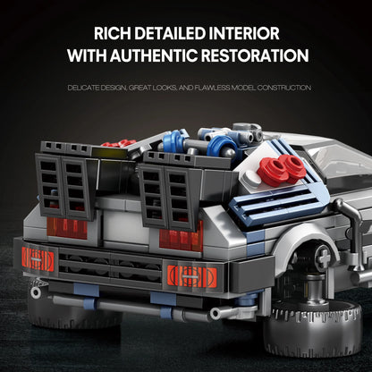 Blocs de construction de voiture DMC classiques, 405 pièces, modèle de voiture de sport future, briques, ornements de bureau, jouets éducatifs pour enfants, bricolage, cadeaux de vacances