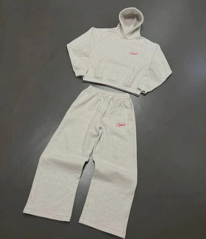 Y2K – costume rétro décontracté pour hommes, européen et américain, brodé, ample, mode, vêtements de sport gothiques, vêtements de rue, offre spéciale