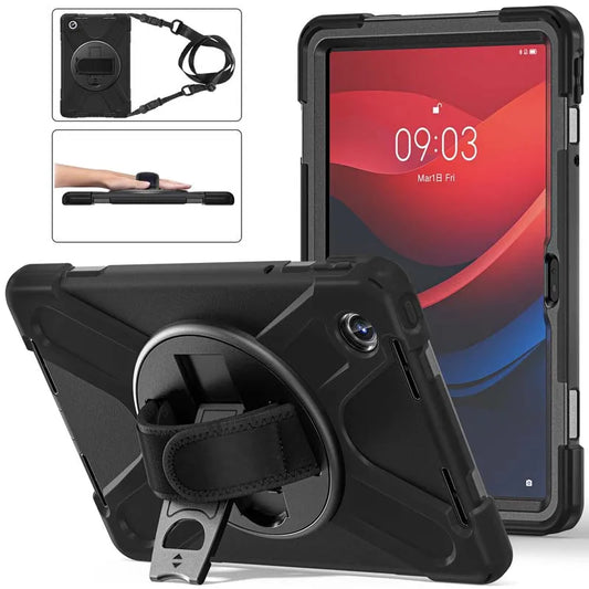 Étui de support pour Lenovo Tab, housse antichoc avec bandoulière
