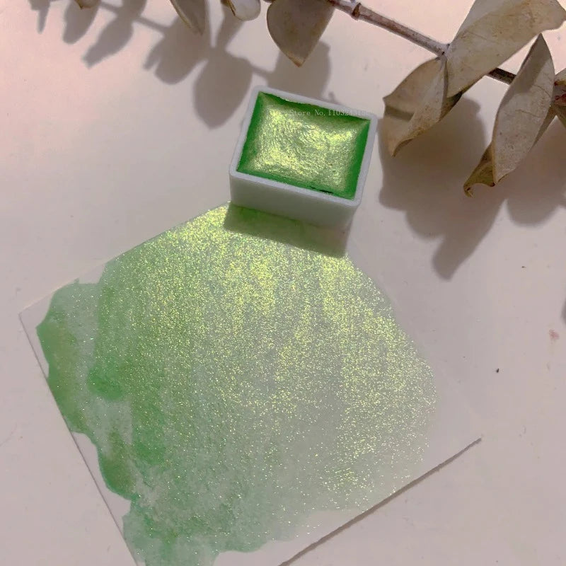 Ensemble de pigments d'interconnexion nacrés monochromes, fournitures d'art et de peinture, peinture à ongles, pigment décoratif solide, 2ml, 36 documents