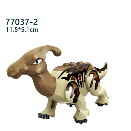 Mini bloc de construction jouet dinosaure jurassique Puzzle Animal tyrannosaure Rex ptérosaure bloc de construction jouet cadeau pour enfants
