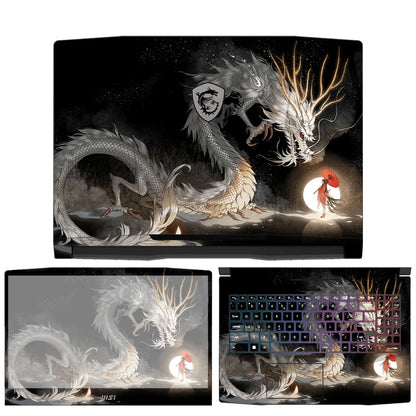 Autocollant en vinyle pour MSI Modern 14 Pulse 15 B13V Stealth 14 Studio Katana 15 Crosshair 15 furtif 15m Prestige 14 15