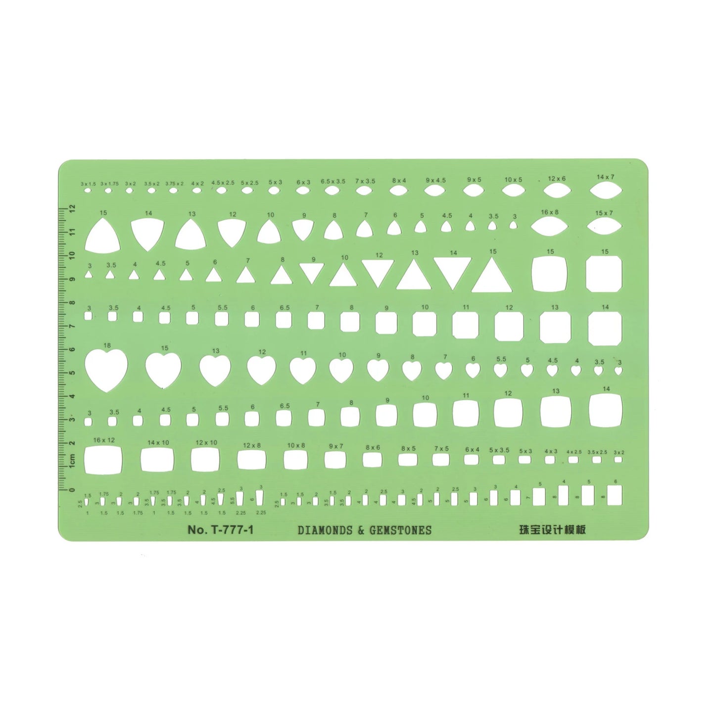 Kit de règle pochoirs