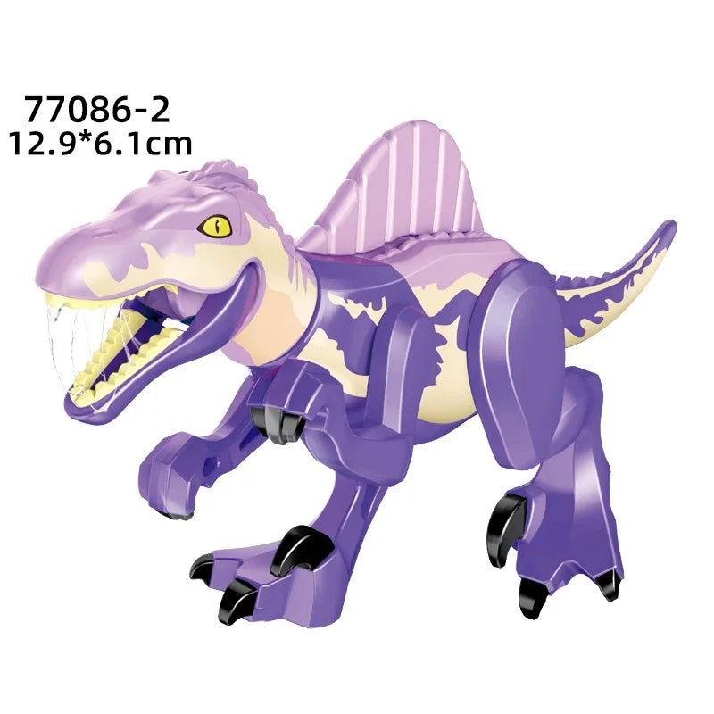 Mini bloc de construction jouet dinosaure jurassique Puzzle Animal tyrannosaure Rex ptérosaure bloc de construction jouet cadeau pour enfants