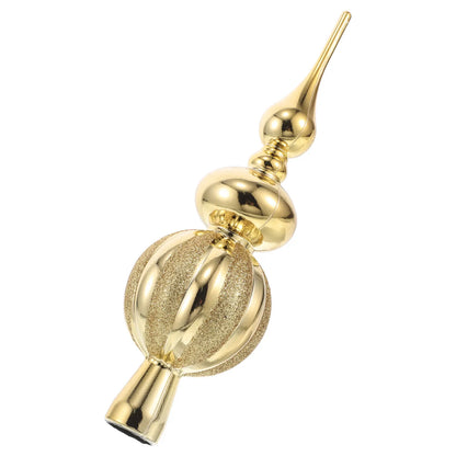 Ornement de noël sphérique en plastique, décoration de sommet d'arbre de noël, fournitures de fête, Festival, événements familiaux, centres commerciaux, garniture d'arbre