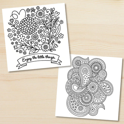 COLORING PAR PATTERN pour adultes Livre de dessin intéressant Cadeau parfait pour la fête et l'anniversaire (Livre de coloriage sans stress)