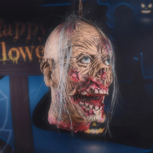 Halloween réaliste mâle femelle suspendu fausse tête Latex torse hanté demi-corps suspendu cadavre fantôme maison Bar fête décor accessoire