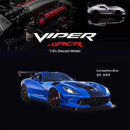 Hone – modèle de voiture de Simulation en alliage moulé sous pression, échelle 1:64, Viper MK3 ACR, classiques, Souvenir pour adultes, cadeau, loisirs et jouets