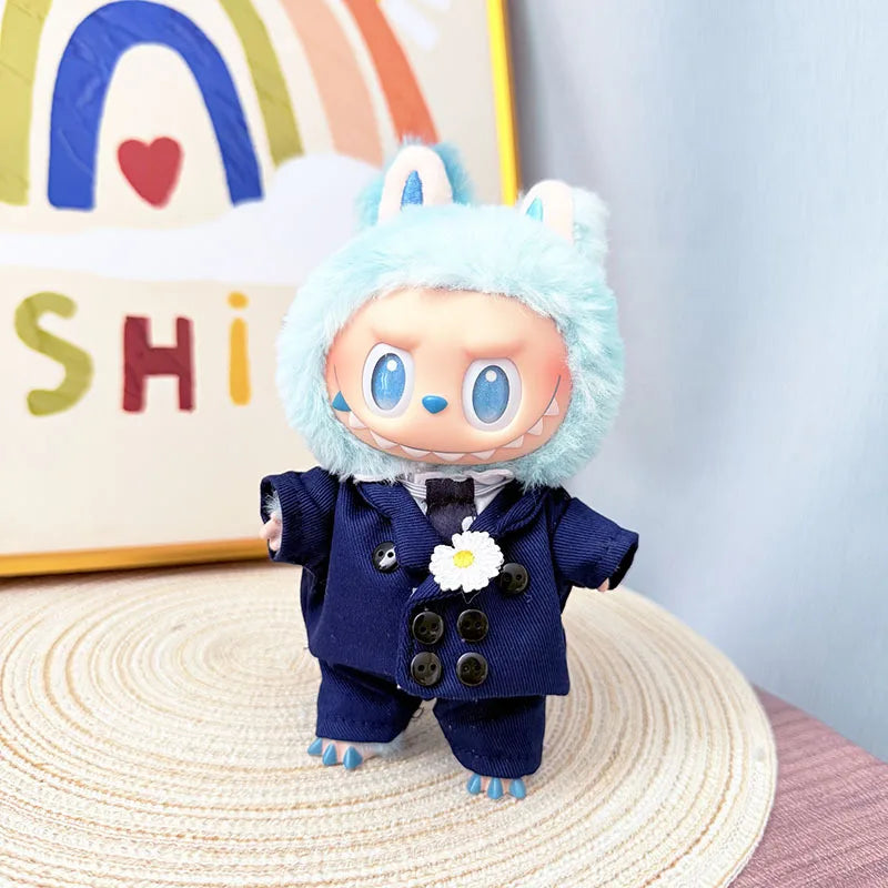 Labubu I II vêtements pendentif Labubu assis bébé vêtements mode costume accessoires mignons