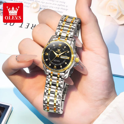 OLEVS 5513X montre pour femme montre à Quartz originale étanche lumineux jour Date  montres parfumé