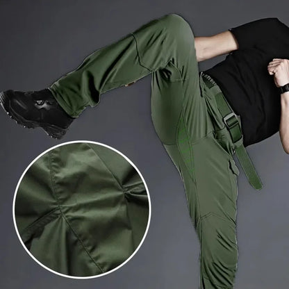 Ensemble de Vêtement d'Été pour Homme, Chemise à Manches sulf, Pantalon Cargo, Respirant, à Poches Multiples, Style Militaire