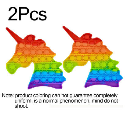 Jouets sensoriels à bulles, 2 pièces, pour autisme, besoins spéciaux, anti-Stress, décompression, jouets pour enfants
