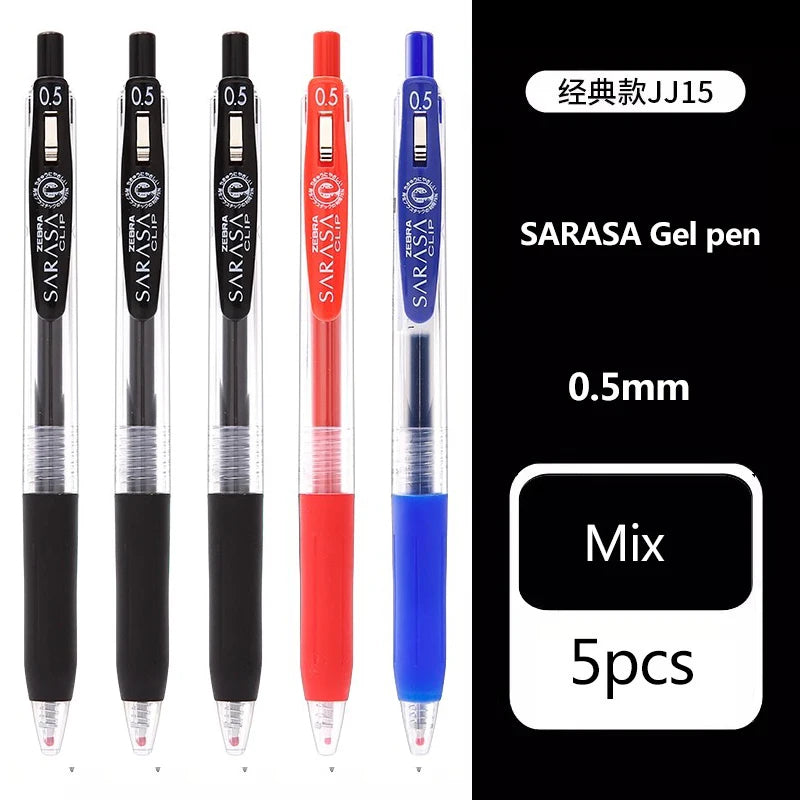 Stylos à encre Gel couleur zèbre JJ15  haute capacité rechargeable