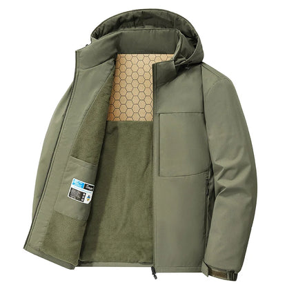 Hommes imperméable coupe-vent Parkas hiver épais Parkas veste hommes épais chaud neige Parka mâle pardessus ample à capuche Parkas manteau