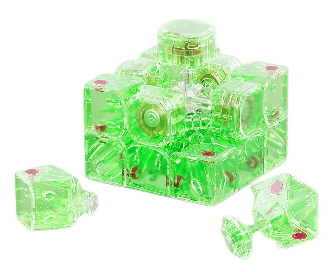 YongJun MGC Beta 3x3 Maglev Ball Core UV LIME (édition limitée) Cube magique Puzzle jouets enfants cadeau