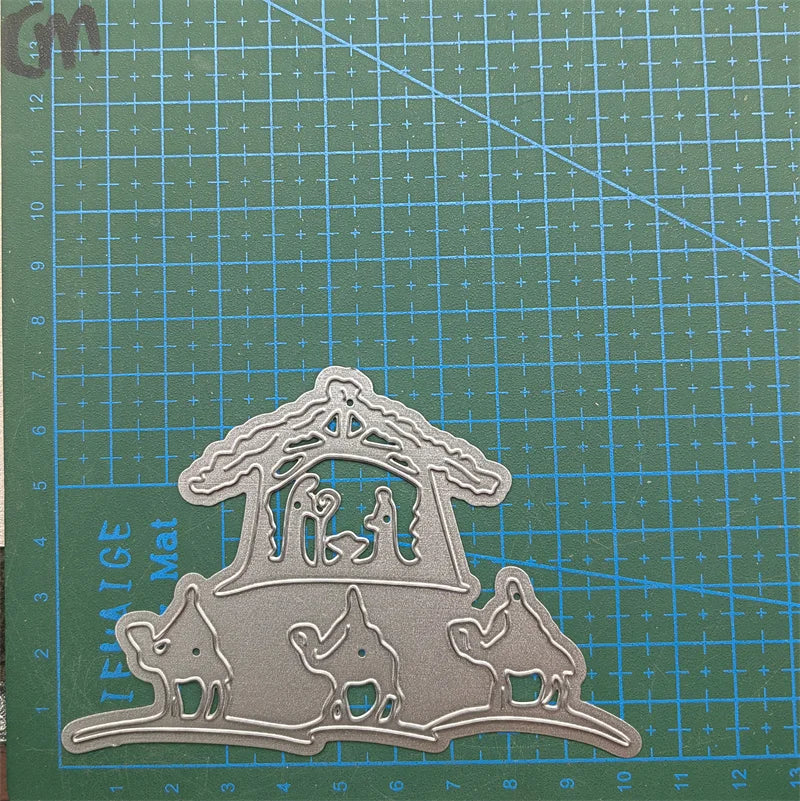 Matrices de découpe en métal cloche de noël, père noël ...