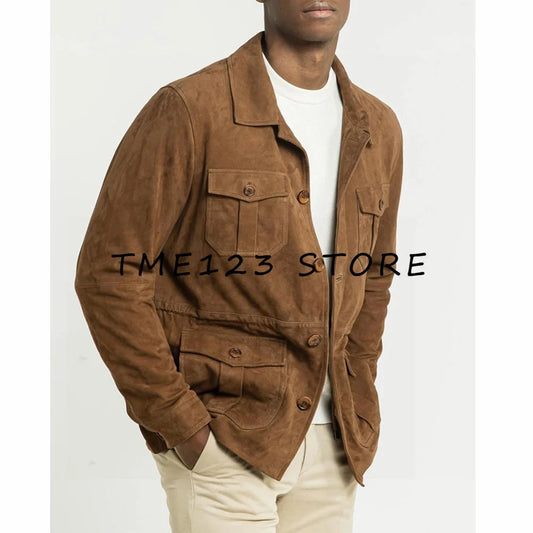Vestes tendance décontractées en daim pour hommes, costumes élégants pour hommes, costume Social pour hommes, blazer Blaser pour hommes, mariage formel
