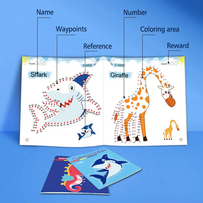 Dessin câblé, livre de dessin de graffiti pour enfants, apprendre les chiffres, l'enseignement précoce améliorer les résultats, jeu de dessin amusant, cadeau de vacances pour les garçons et les filles