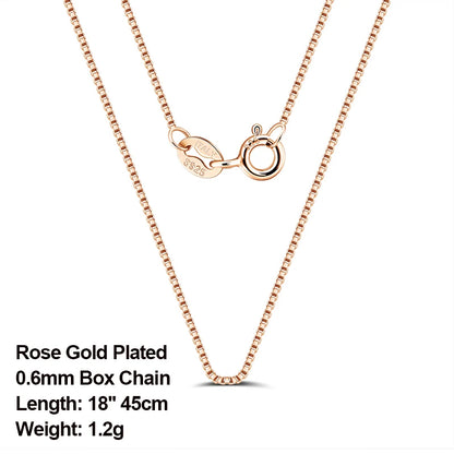 ORSA JEWELS véritable 925 collier en argent Sterling Figaro joint torique chaîne de cou torsadé serpent barre singapour boîte chaîne collier femmes 1