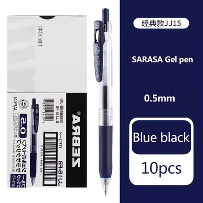 Stylos à encre Gel couleur zèbre JJ15  haute capacité rechargeable