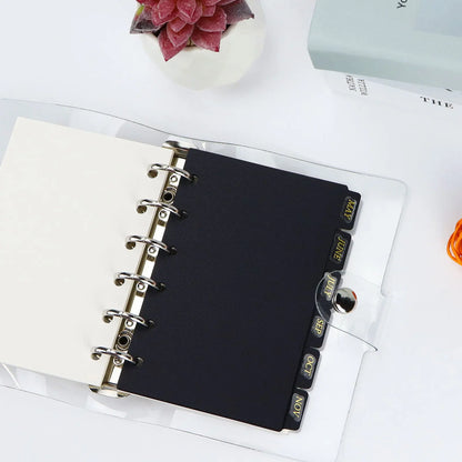 onglets de reliure détachables, Clips colorés A7, 6 pièces