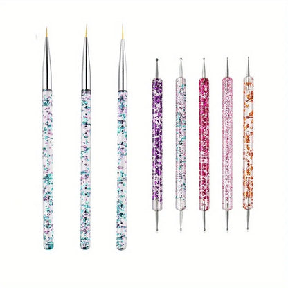 FUMOSIK - 10/15 pièces de pinceaux pour Nail Art