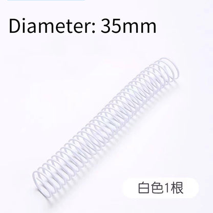 Anneau de reliure en plastique Transparent à feuilles mobiles,