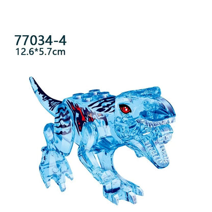 Mini bloc de construction jouet dinosaure jurassique Puzzle Animal tyrannosaure Rex ptérosaure bloc de construction jouet cadeau pour enfants