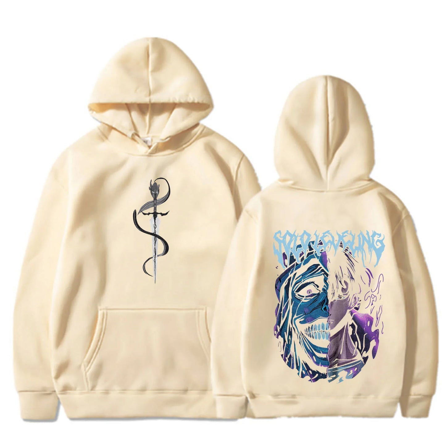 Solaire nivellement Statue de dieu sweat à capuche Sung Jinwoo sweat à capuche Anime t-shirts graphiques Anime sweats femmes hommes cadeau Streetwear