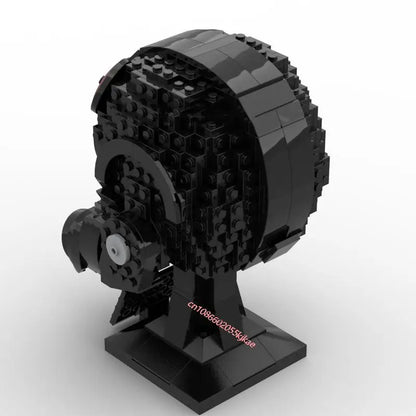 Nouveau 671 pièces MOC célèbre star film personnage Iden Versio casque modèle bricolage idées créatives enfant jouet assemblage Puzzle cadeau d'anniversaire