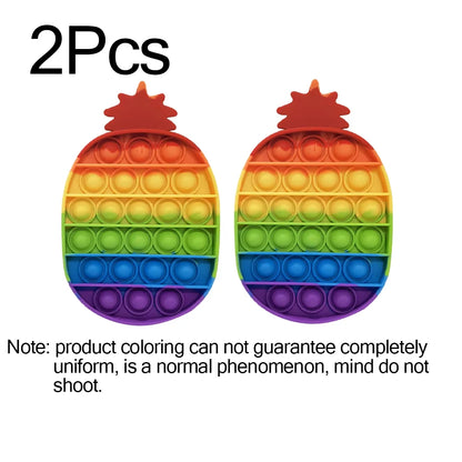 Jouets sensoriels à bulles, 2 pièces, pour autisme, besoins spéciaux, anti-Stress, décompression, jouets pour enfants