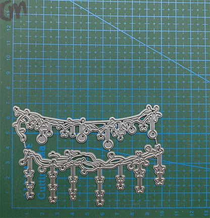 Matrices de découpe en métal cloche de noël, père noël ...