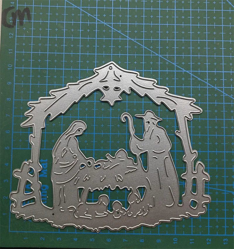 Matrices de découpe en métal cloche de noël, père noël ...