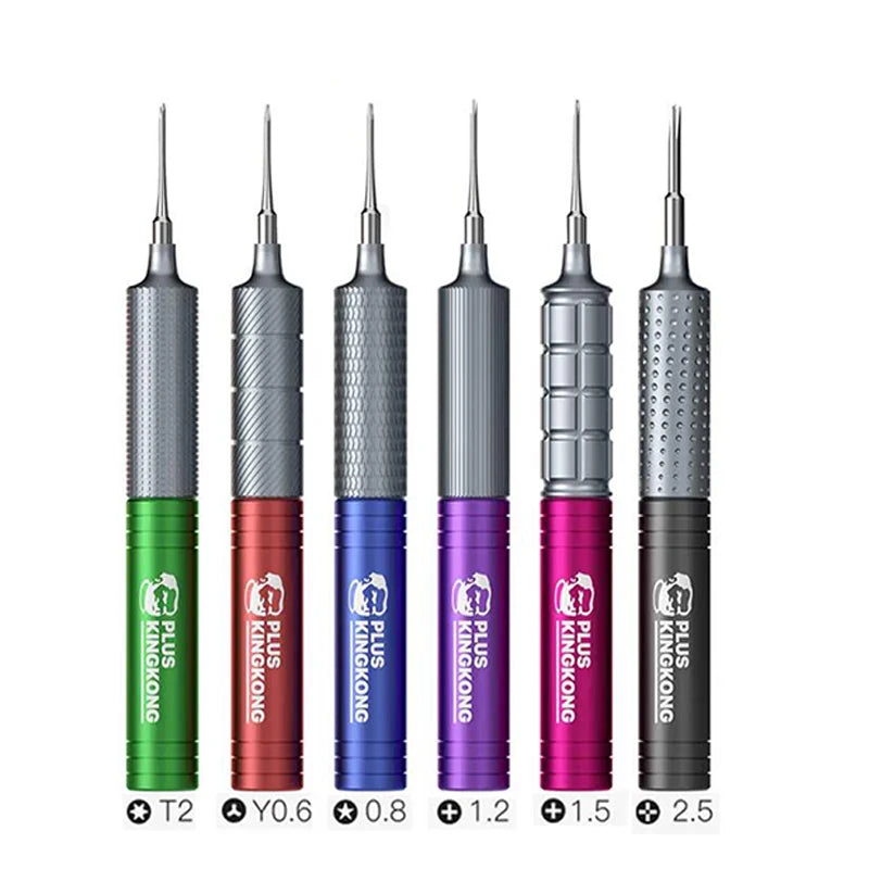 Kit de tournevis de réparation universel pour l'entretien des tablettes de téléphone portable, mécanique KING KONG PLUS, pilotes de boulons à ouverture Extra dure