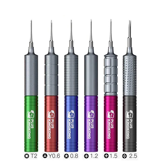 Kit de tournevis de réparation universel pour l'entretien des tablettes de téléphone portable, mécanique KING KONG PLUS, pilotes de boulons à ouverture Extra dure