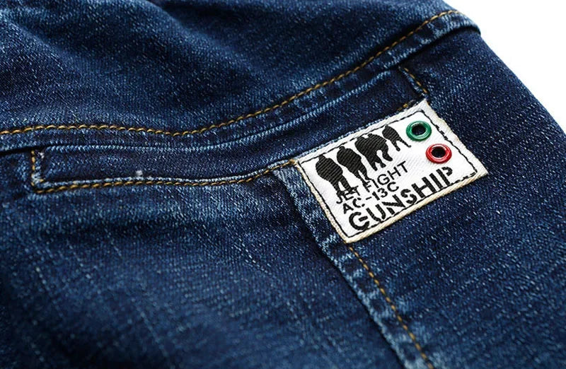 DIIMUU 4-11 ans garçons vêtements mince jean droit jeunes pantalons enfants bébé enfants Denim vêtements pantalon taille élastique bas