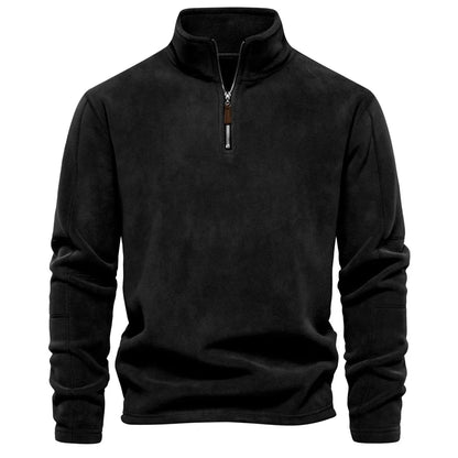 FGKKS 2023 sweat à capuche décontracté en plein air hommes chaud col à glissière haut de haute qualité conception sweat à capuche chaud hommes