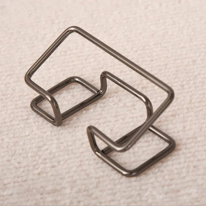 1pc nouveau porte-carte de visite de bureau mode méta