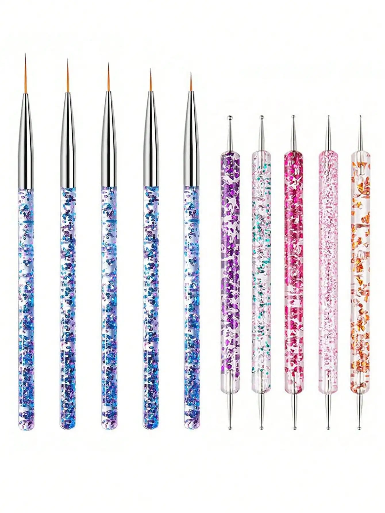 FUMOSIK - 10/15 pièces de pinceaux pour Nail Art