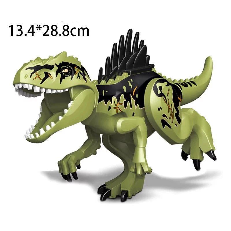 Blocs de construction de dinosaures jurassiques, grande taille, Dragon prédateur, Giganotosaure du sud, jouets éducatifs pour enfants, cadeaux de noël