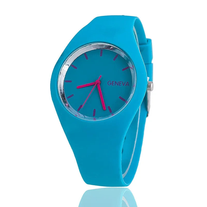 montres Ultra-mince mode bracelet en Silicone