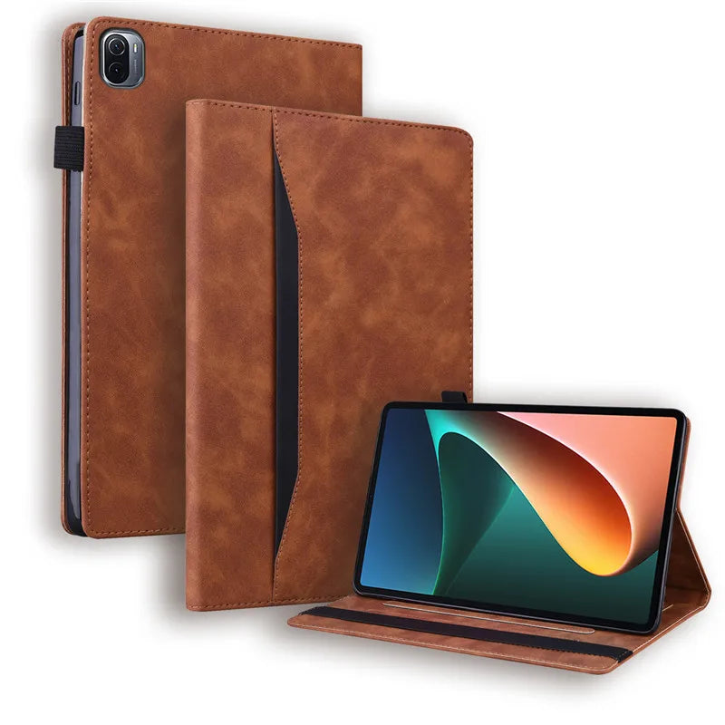 Pour Xiaomi Pad 5 6 Coque 11 pouces couverture en cuir d'affaires pour Funda Mi Pad 5 6 Pro étui pour Redmi Pad SE étui portefeuille support