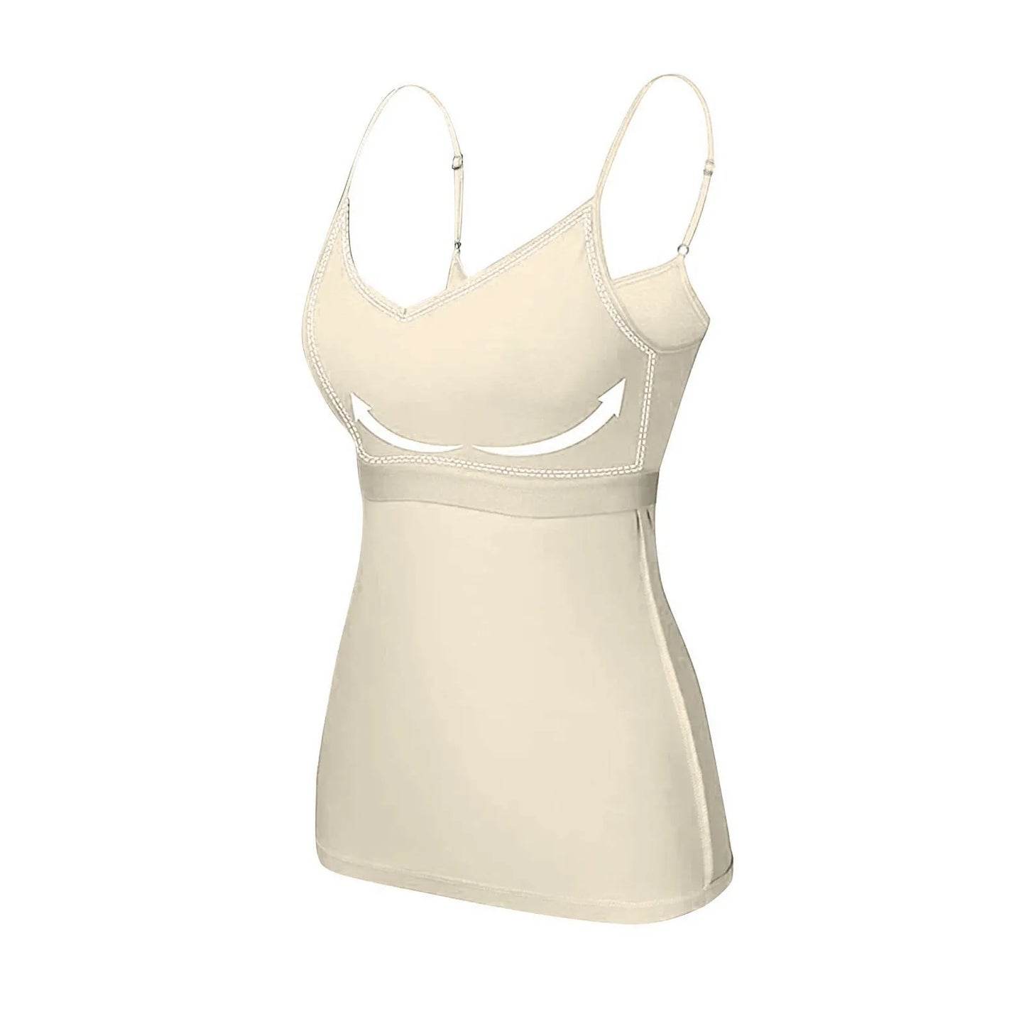 Sous-vêtements pour femmes avec bas et coussinet de poitrine, sans anneau en acier, Sexy, surdimensionné, couleur unie, Camisole polyvalente pour quatre saisons