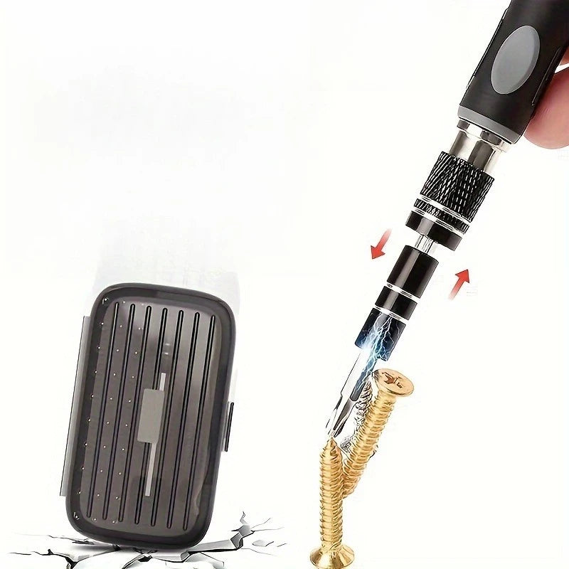 1 jeu de tournevis magnétiques 32 en 1 avec étui, comprend un Kit d'outils de réparation de précision à 30 embouts, un outil de tournevis Torx